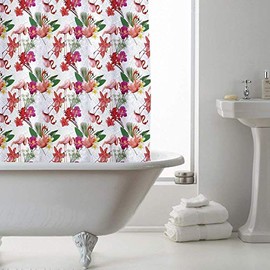 Country Club Shower Curtain Flamingo 180 x 180cm