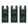 Worx WA5012.3 35mm Sonicrafter Universal Standard End Cut Blade (3