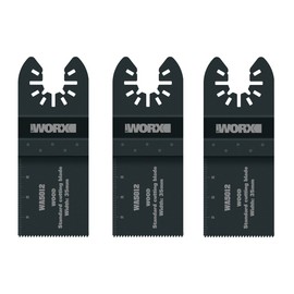 Worx WA5012.3 35mm Sonicrafter Universal Standard End Cut Blade (3 Pieces)