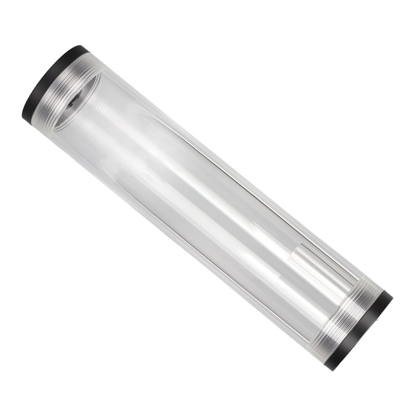 Water Cooling Reservoir 210mm/8.3in Length Acrylic Plastic Material 3 Holes