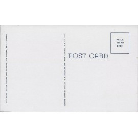 Curt Teich Band Stand & Harbor Jetties, Vineyard Haven, Massachusetts, 1949 --POSTCARD