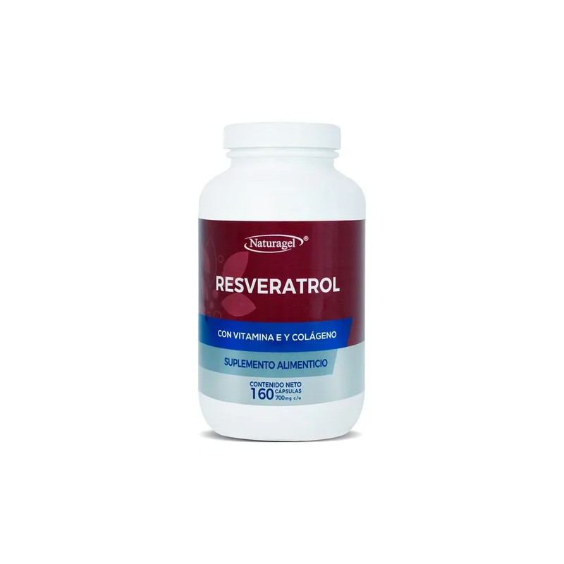 Resveratrol Vitamina E 160 Cápsulas Naturagel