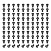 PATIKIL M3-0.5x7.8mm Button Head Socket Cap Bolts Screws, 100 Pcs