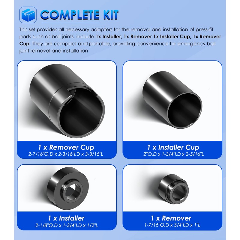 Yoursme for Jeep & Dodge Ball Joint Service Adapter (4PCS)