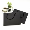 Black Kraft Horizontal Paper Bag M 8ea
