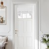 Vatge White Curtain for Small Door - Elegant French Door