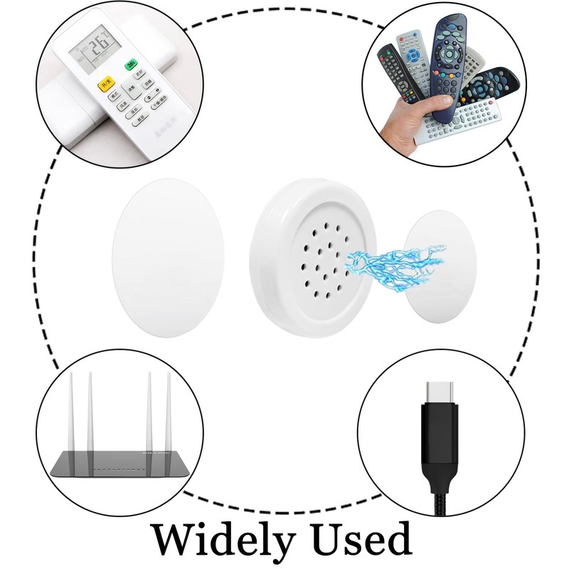 6PCS Magnetic Remote Control Holder, Self Adhesive Upgraded Remote Control