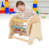 Wooden Rattle Rolling Drum Logic Thinking Hand Eye Coordination Safe