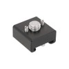 CAMVATE 3/8"-16 Cold Shoe Mount Adapter with Positioning Pins Compatible