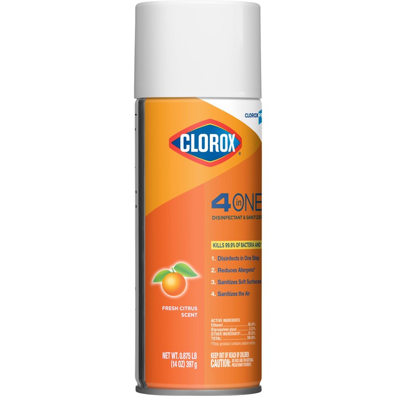 CloroxPro 4 in One Disinfecting Cleaner, Industrial Cleaning, 14 Ounce
