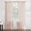 No. 918 Tayla Crushed Texture Semi-Sheer Rod Pocket Curtain Panel,