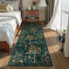 Morebes Boho Floral Rug Runners for Hallways Non Slip, Flower