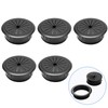 5PCS Flexible Desk Grommet,50mm/2 inch Grommet Aperture, Wire Cord Grommets