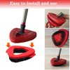 Fazlynyi Spin Mop Replacement Handle and Mop Base Replacements for