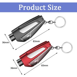 FFWTPY Seat Belt Cutter Car Tools Safety Hammer Window Breaker Keychain Lightweight and Comfortable for Emergency Escape