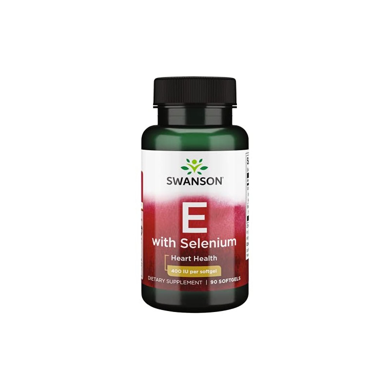 Swanson Vitamin E & Selenium 90 Sgels