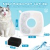 ELXXROONM 18 Pack Cat Water Fountain Filter Replacement Compatible with