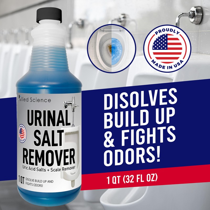 Allied Science Urinal Salt, Calcium and Mineral Scale Remover -