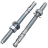 SKIR'CO (Pack of 4) Galvanised Wedge Anchors M8 x 100