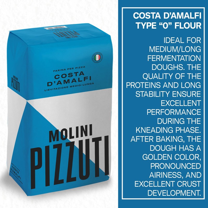 Molini Pizzuti Costa d'Amalfi Pizza Flour - 5KG