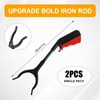 2PCS Kids Litter Pickers for Children Black Litter Pickers for