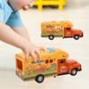 1/28 Simulation Multi‑function Light Music Pull‑back Toy Car Model Kid