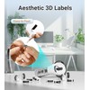 EazeID Embossing Label Maker Machine with 10 Tapes Black, Vintage