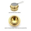 Mini Alcohol Stove Brass Aluminum Alloy Safe Windproof Portable Widely