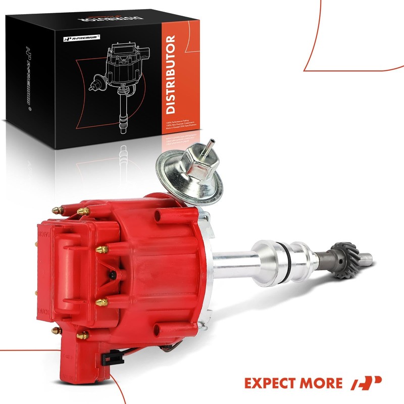 A-Premium Ignition Distributor with Cap and Rotor Compatible with Ford