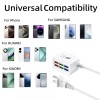 Universal Multi 6 Port USB Hub Wall Charger Station Fast