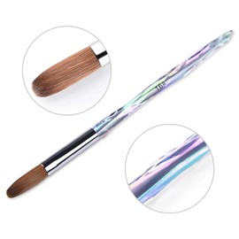 KADS Nail Symphony Acrylic Brush, Nail Art Brush, Scalp Nail Brush, Nail Art Dedicated Brush, Acrylic Nail (16#)