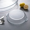Sweejar Glass Pie Pan for Baking(2 pack), 9.5 Inches Round