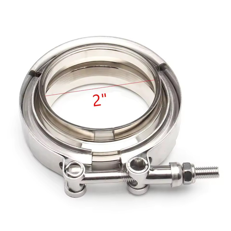 3 Inch V-Band Exhaust Clamp Kit with Male Female Flanges