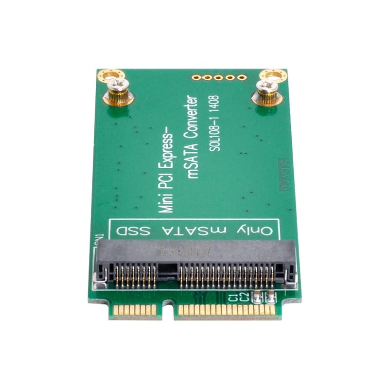 Cablecc 3x5cm mSATA Adapter to 3x7cm Mini PCI-e SATA SSD