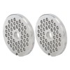 2pcs Meat Grinder Plate Professional Replaceable Efficient Safe Stainless Steel