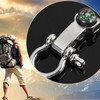Buckle Compass Travel Camping Hiking Compass Survival Carabiner Buckle Compass BL00953 100ea