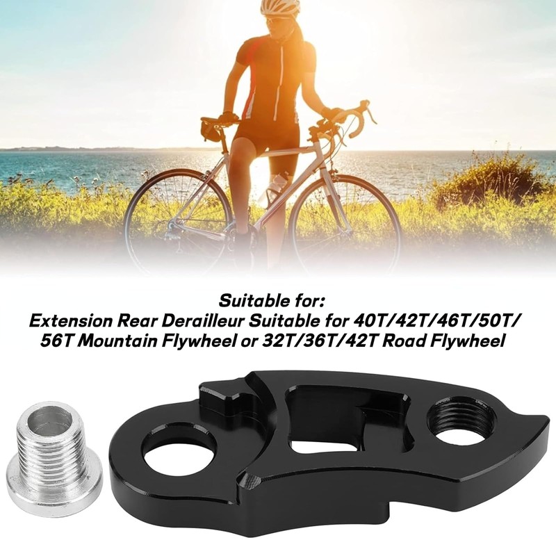 VGEBY Bicycle Rear Derailleur Extender, Bicycle Derailleur Hanger Extender Rear
