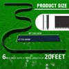 20ft. 6-Pack Galvanized Steel Landscape Edging - 40" L x