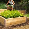 Set of 8 Raised Garden Bed Corner Brackets with Wood