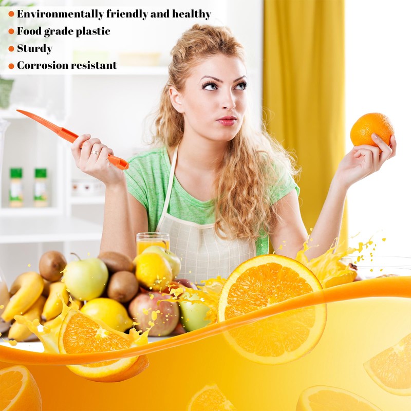 Yamobi Pack of 2 Orange Peeler, Orange Slicer and Orange
