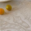 ZIWUROAD Jacquard Rectangle Tablecloth, Thick Kitchen Dining Table Cloth, Waterproof