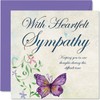 Stuff4 Sympathy Cards Thinking of You Card - Heartfelt Sympathy