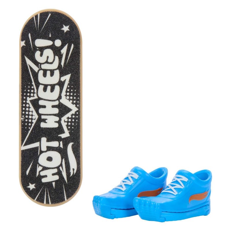 Hot Wheels, Comically Cool™ Skateboard with Tennis Toy for Kids