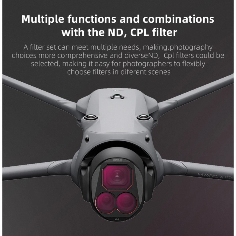 STARTRC Lens Filter Set for DJI Mavic 4 Pro ND8
