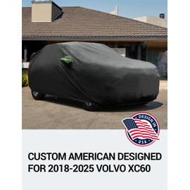 Proadsy Proadsy 2025 Upgrade Car Cover Custom Fit for 2018-2025 Volvo XC60, Waterproof All Weather for Automobiles, Full Exterior Cover Rain Snow Sun Protector Indoor Outdoor Car Cover