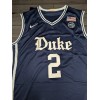 Cooper Flagg #2 Duke Blue Devils Dark Blue Stitched Jersey