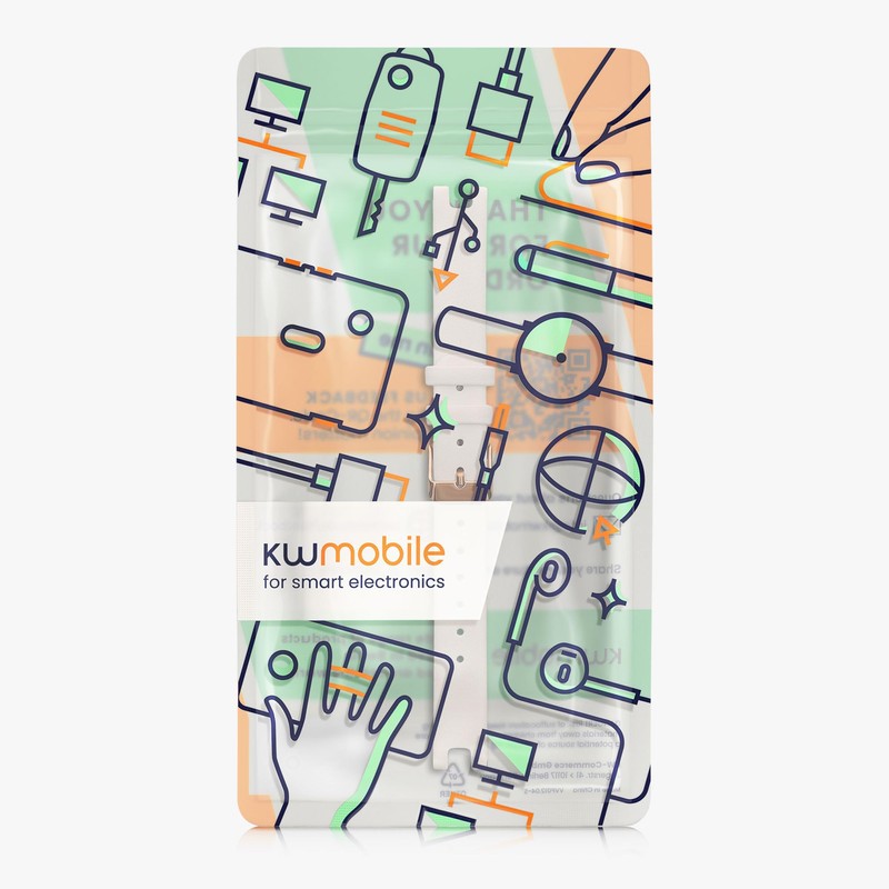kwmobile Replacement Armband for Garmin Lily Sport - Genuine Leather