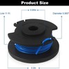 6 Pack String Trimmer Spool Replacement for Ryobi One Plus