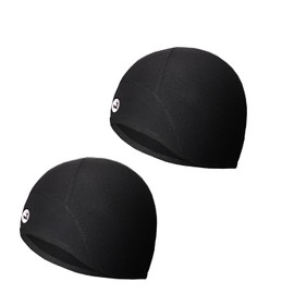 EMPIRELION Lightweight Thermal Skull Cap Ears Warm Cycling Helmet Liner Winter Running Beanie Hats Sweat Wicking