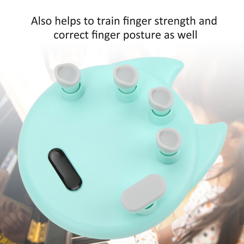 2Pcs Piano Finger Trainer Training Hand Grip Pressing Exerciser Tool